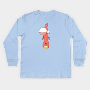 Toothy Fish Kids Long Sleeve T-Shirt